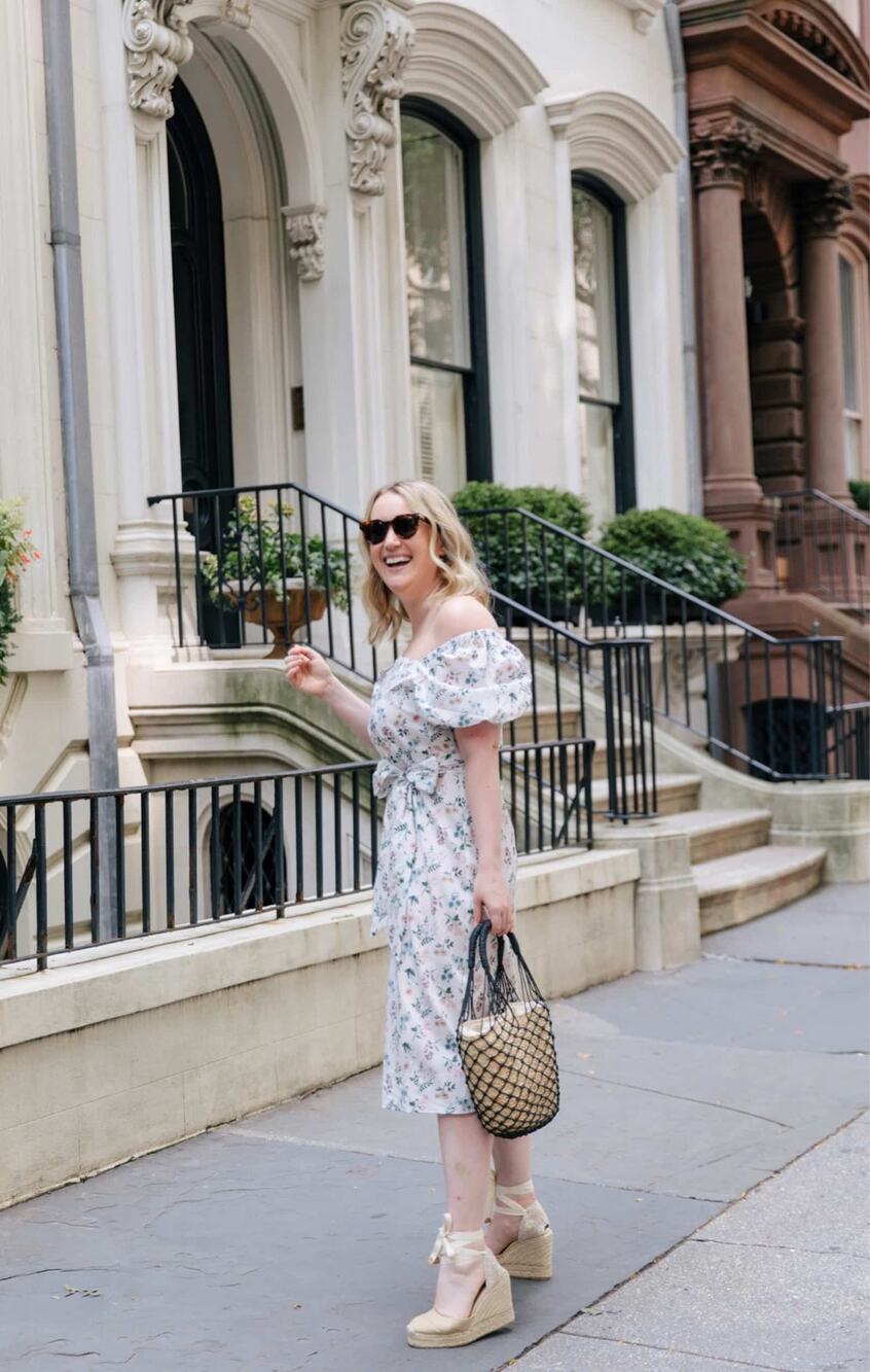 J. Crew Liberty Annelise Floral Cottage Dress Pink